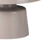 Coffee table Ginoze Inart cappuccino metal D70x40cm - Image 3
