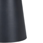 Coffee table Ginoze Inart 2 pieces set black color metal - Image 4