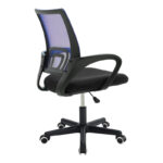 Berto II office chair with mesh fabric in blue-black shade 60x48x85-95cm - Слика 2