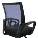 Berto II office chair with mesh fabric in blue-black shade 60x48x85-95cm - Слика 6