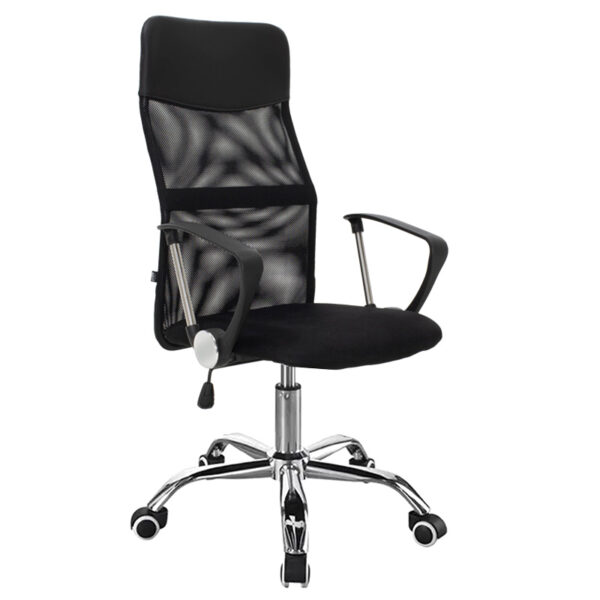 Office chair Joel II fabric mesh in black shade 61x59x109.5-123cm