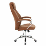 Office chair Sonar pu brown tampa - Image 3