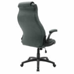 Manager office chair Bear with pu grey antique-black colour - Image 2