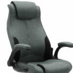 Manager office chair Bear with pu grey antique-black colour - Image 5