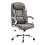 Manager office chair Verxian grey pu 70x68x116cm