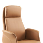Manager office chair Derjio brown pu 68x66x115cm - Image 2