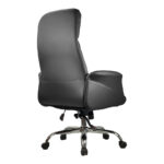 Manager office chair Derjio pu in black color 68x66x115cm - Image 2
