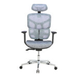 Director's office chair Karlo blue mesh fabric 72x70x112cm - Слика 5