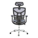 Director's office chair Karlo blue mesh fabric 72x70x112cm - Слика 6