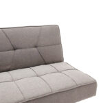 3 seater sofa-bed Travis with fabric in gray color 175x83x74cm - Слика 6