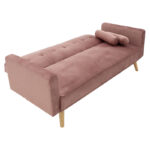 3 seater sofa-bed Success velvet rotten apple 190x80x84cm - Слика 4