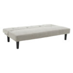 Sofa-bed Breathe fabric grey 167x77x73 cm - Слика 2