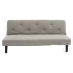 Sofa-bed Breathe fabric grey 167x77x73 cm - Слика 3