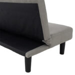 Sofa-bed Breathe fabric grey 167x77x73 cm - Слика 6