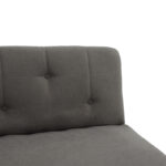 Sofa-bed Breathe fabric anthracite 167x77x73 cm - Слика 6