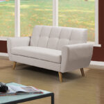 2 seater sofa Decency fabric beige 149x75x86 cm - Слика 2