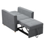 Sofa set 2pcs Commit fabric dark grey - Слика 5