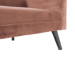 Sofa - bed Dream  with footstool velvet in rotten apple color 209x157x80m - Image 5