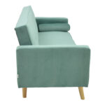 Sofa-bed Success 3-seater velvet in mint shade 190x80x84cm - Слика 4
