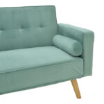 Sofa-bed Success 3-seater velvet in mint shade 190x80x84cm - Слика 6