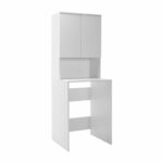 Laundry cabinet Ryda melamine white 68x60x182cm