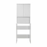 Laundry cabinet Ryda melamine white 68x60x182cm - Image 3