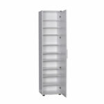 Entrance furniture-shoe cabinet Kanav with mirror 20 pairs white 45x36x187cm - Слика 3
