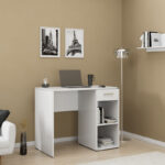 Concept work desk in white 90x52x75cm - Слика 2