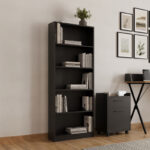 Max bookcase in anthracite shade 58x23x170cm - Слика 2