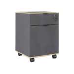 Taker office drawer unit on wheels in anthracite shade 41x45x61cm