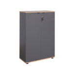 Office cabinet Taker I in anthracite shade 72x34x109cm