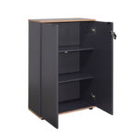 Office cabinet Taker I in anthracite shade 72x34x109cm - Слика 3