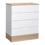 Pelita chest of drawers in white-oak 72x40x88cm