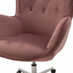 Manager office chair Kido in rotten apple velvet color - Слика 6