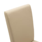 Chair Ditta with ecru pu - wooden legs sonoma - Image 5