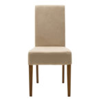 Chair Ditta with ecru fabric - wooden legs walnut - Image 5
