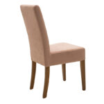 Chair Ditta with rotten apple fabric - wooden legs walnut - Слика 3