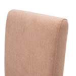 Chair Ditta with rotten apple fabric - wooden legs walnut - Слика 6