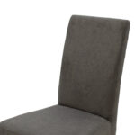 Chair Ditta with anthracite fabric - wooden legs sonoma - Слика 5