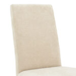Chair Ditta with grey-beige fabric - wooden walnut legs - Image 6