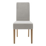 Chair Ditta with grey fabric - sonoma legs 44x56x96cm - Слика 4