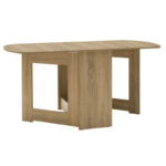 Dining table Nadine polymorphic-extendable color sonoma 160x80x76.5cm