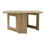 Dining table Nadine polymorphic-extendable color sonoma 160x80x76.5cm - Image 3