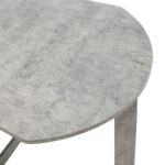Dining table Nadine polymorphic-extendable color grey antique 160x80x76.5cm - Слика 6