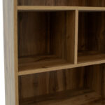 Bookcase Lucinda  sonoma 120x29.8x180.5cm - Слика 4