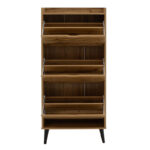Shoe cabinet Thelma 9 pairs sonoma 60x23.8x131.6 cm - Слика 4
