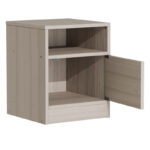Foly bedside table with a gray oak cabinet 40x40x50cm - Слика 2