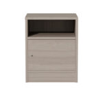 Foly bedside table with a gray oak cabinet 40x40x50cm - Слика 3