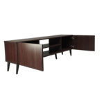 TV cabinet Icarus melamine walnut-wenge 150x32x46cm - Слика 3