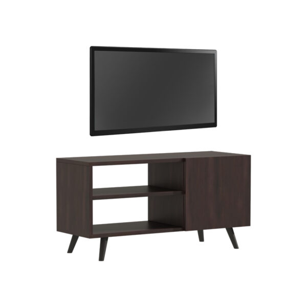 TV cabinet Orianne melamine walnut-wenge 90x32x46cm